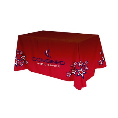 Polyester Digital Direct Print Table Cover 4 sided, 6'