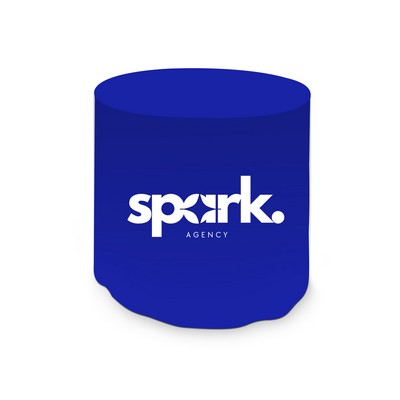 Round Fitted Table Cover, Fire Retardant Polyester Fabric (31.5" x 43")